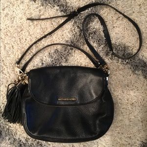 Michael Kors black leather purse